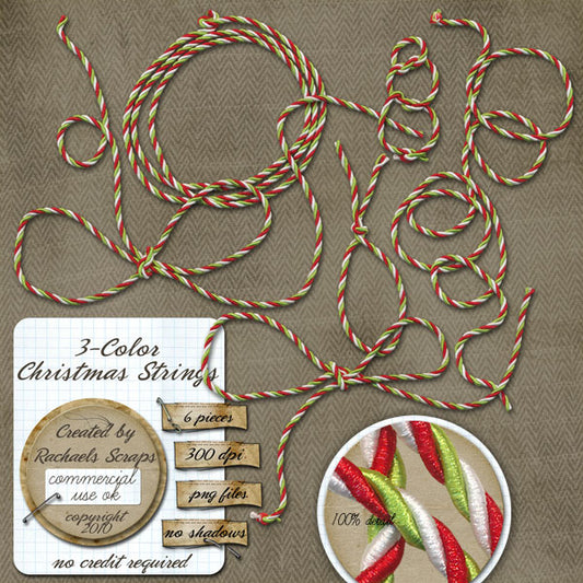 3 Color Christmas Strings