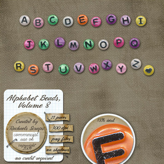 Alphabet Beads, Volume 08