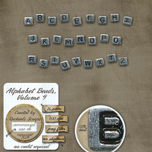Alphabet Beads, Volume 09