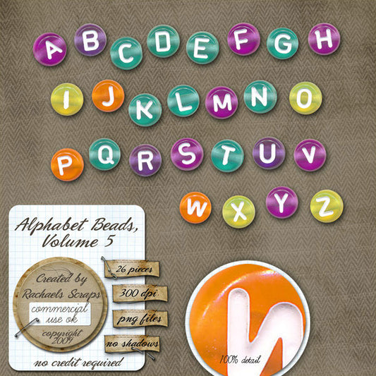 Alphabet Beads, Volume 05