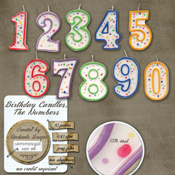 Birthday Candle Numbers
