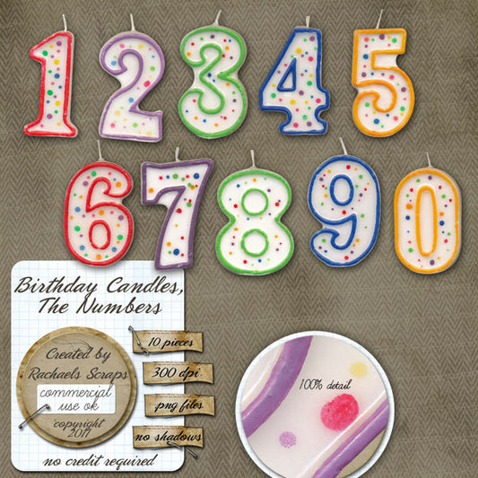 Birthday Candle Numbers