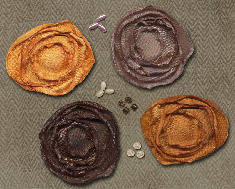 Burnt Edge Silk Flowers, Volume 01