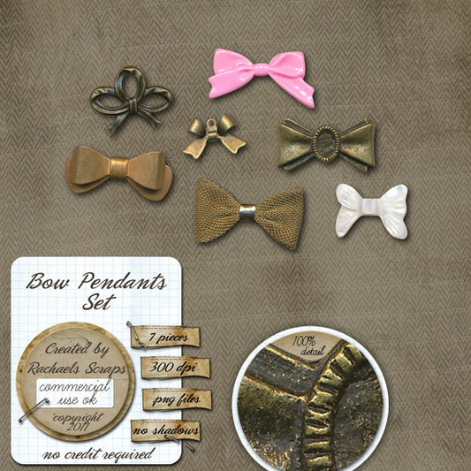 Bow Pendants