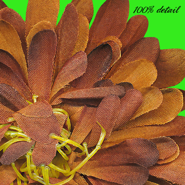 Brown Fabric Flowers