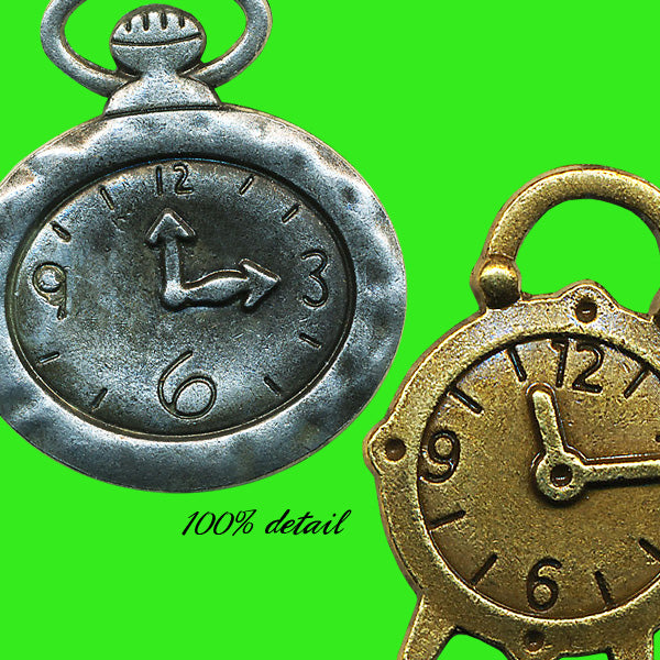 Clock Charm Set
