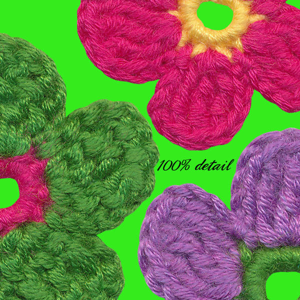 Crocheted Flowers, Volume 04
