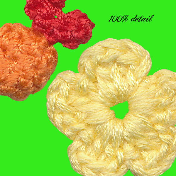 Crocheted Flowers, Volume 01