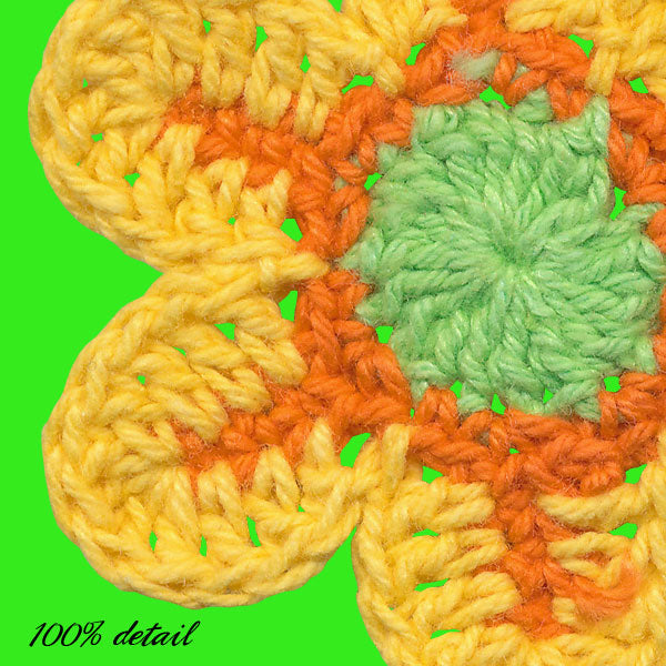 Crocheted Flowers, Volume 01