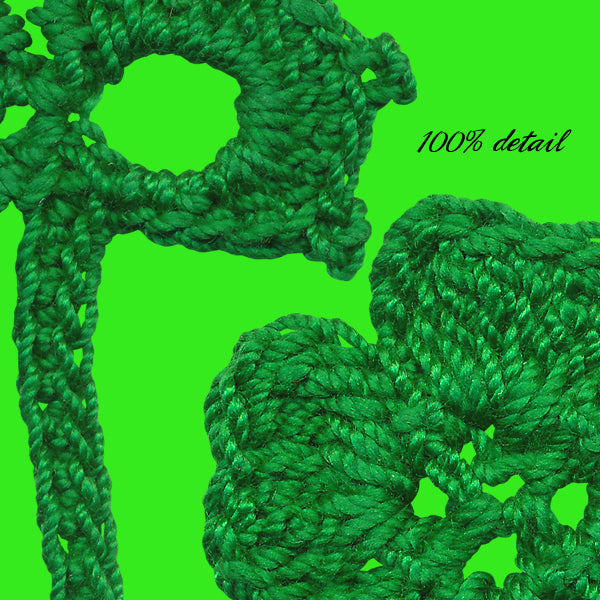 Crocheted Clovers