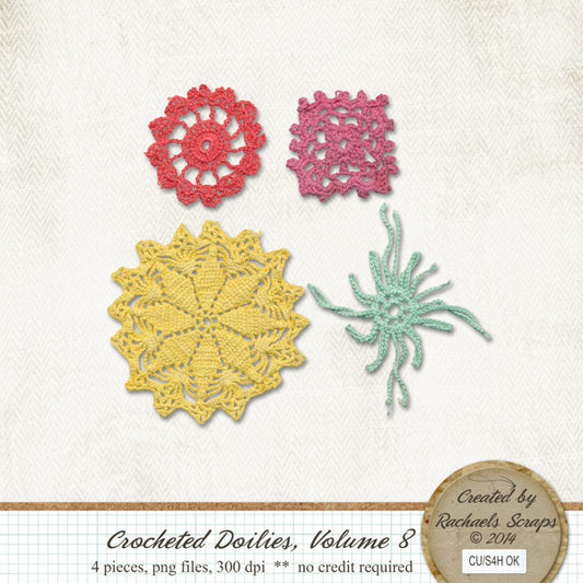 Crochet Doilies, Volume 08