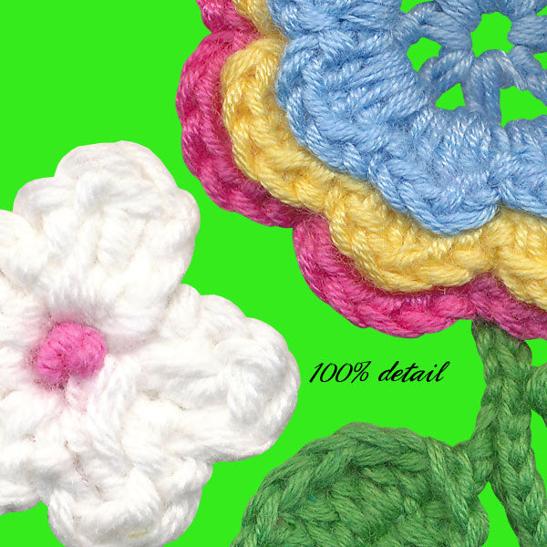 Crocheted Flowers, Volume 07