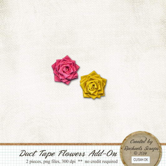 Duct Tape Flowers Add On