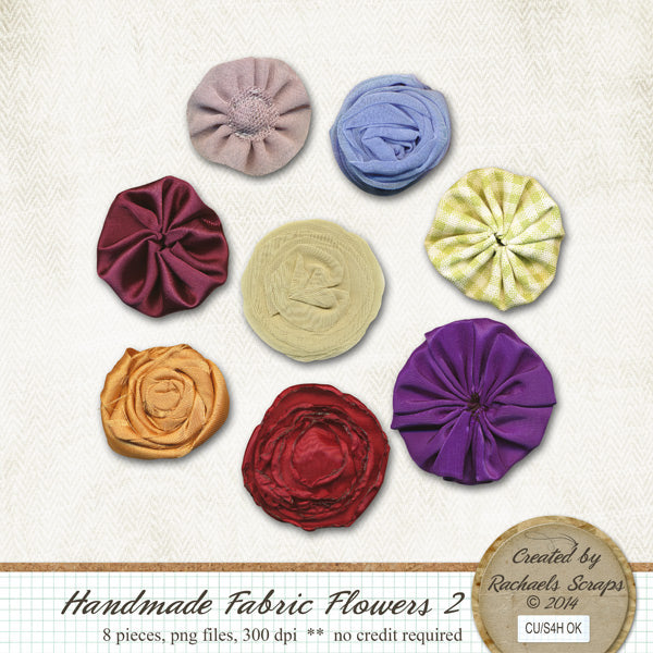 Handmade Fabric Flowers, Volume 02