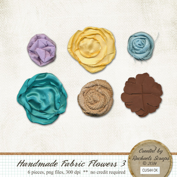 Handmade Fabric Flowers, Volume 03