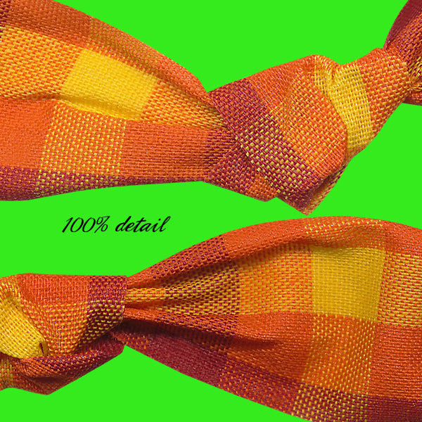 Fall Gingham Bows