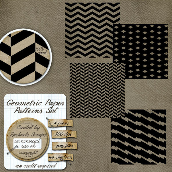Geometric Paper Templates