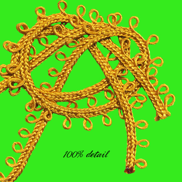 Gold Picot Ribbons