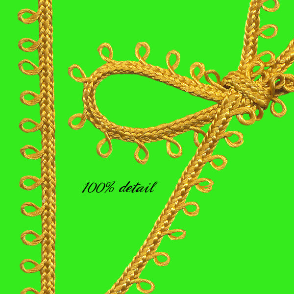 Gold Picot Ribbons