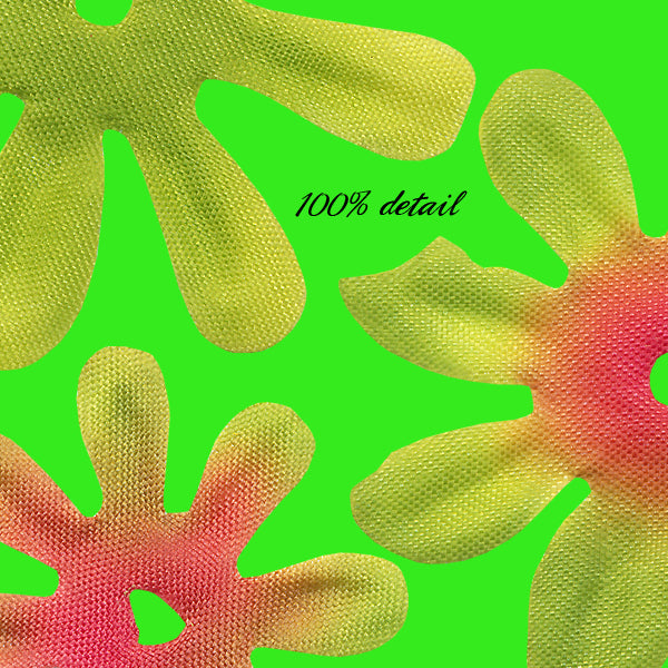 Green Fabric Flowers