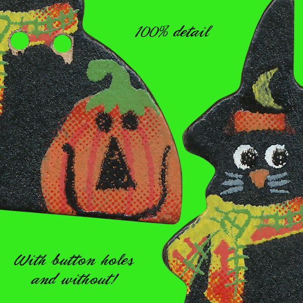 Halloween Character Buttons