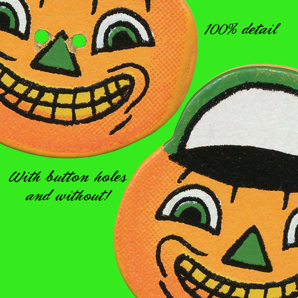 Halloween Character Buttons
