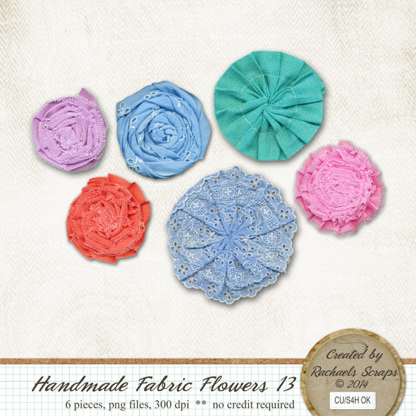 Handmade Fabric Flowers, Volume 13