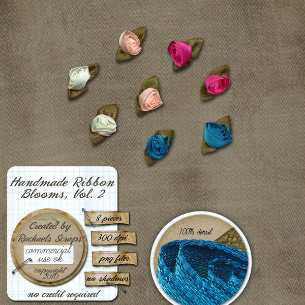 Handmade Ribbon Blossoms, Volume 02