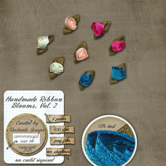 Handmade Ribbon Blossoms, Volume 02