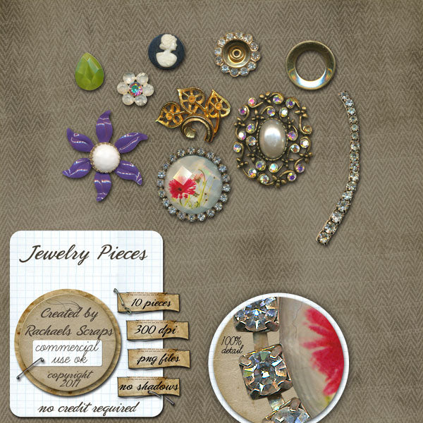 Jewelry Pieces, Volume 01