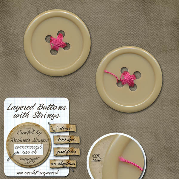 Layered Buttons with Strings