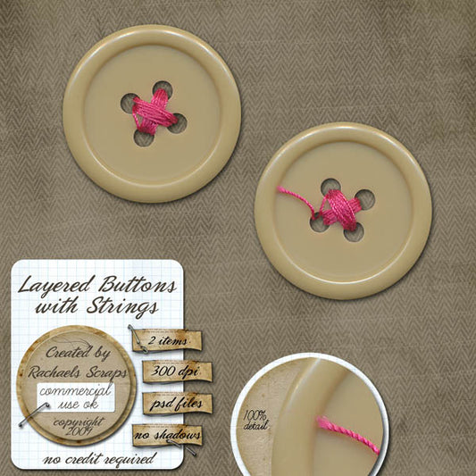 Layered Buttons with Strings