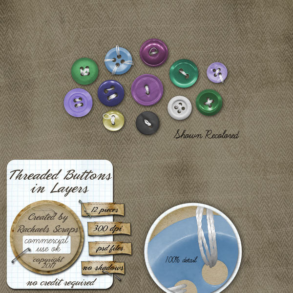 Threaded Buttons in Layers