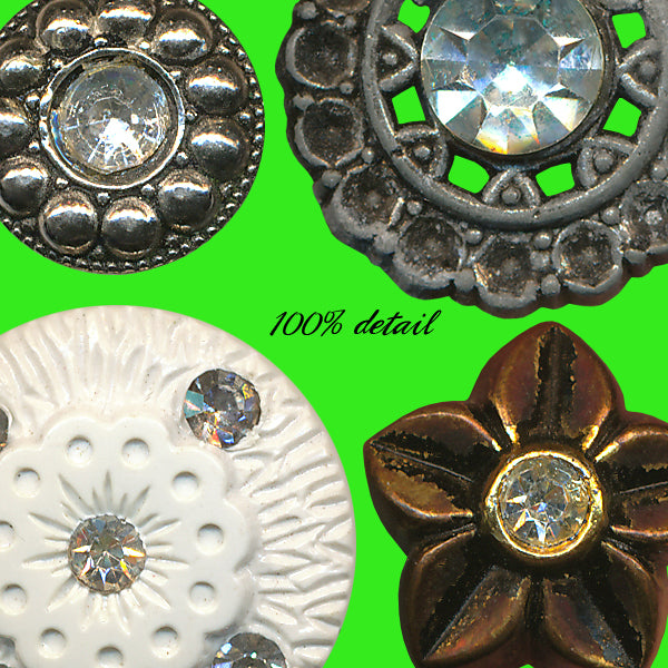 Metal & Gemstone Buttons