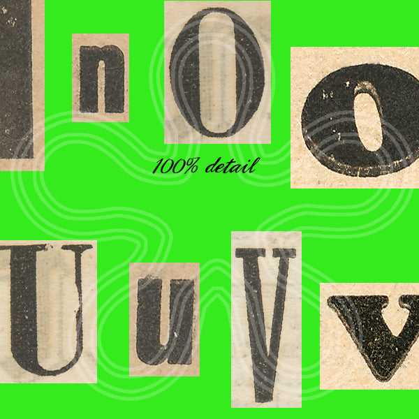 Newspaper Clips Alphabet