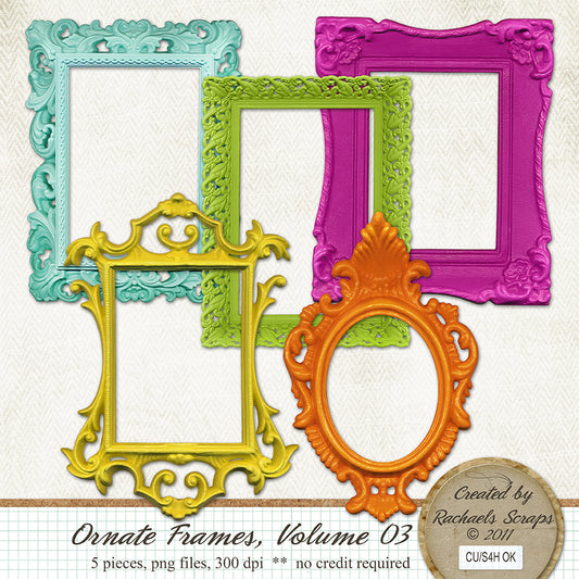 Ornate Frames, Volume 03