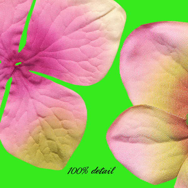 Pink & Purple Fabric Flowers