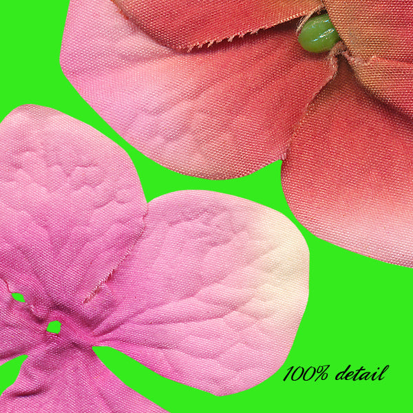 Pink & Purple Fabric Flowers