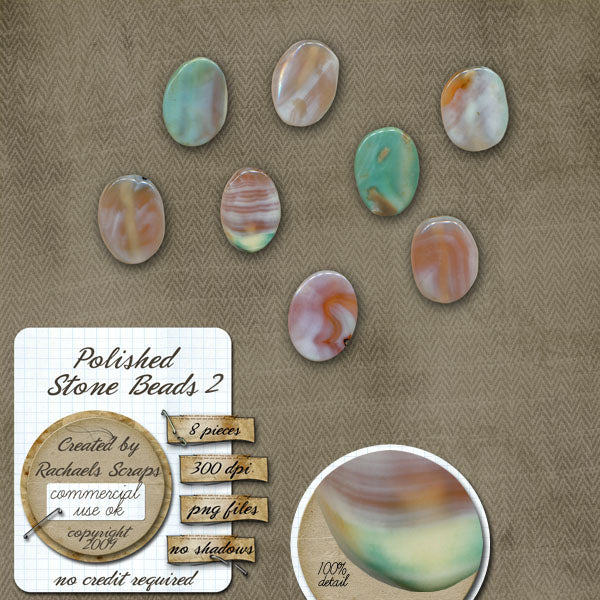 Polished Stone Beads, Volume 02