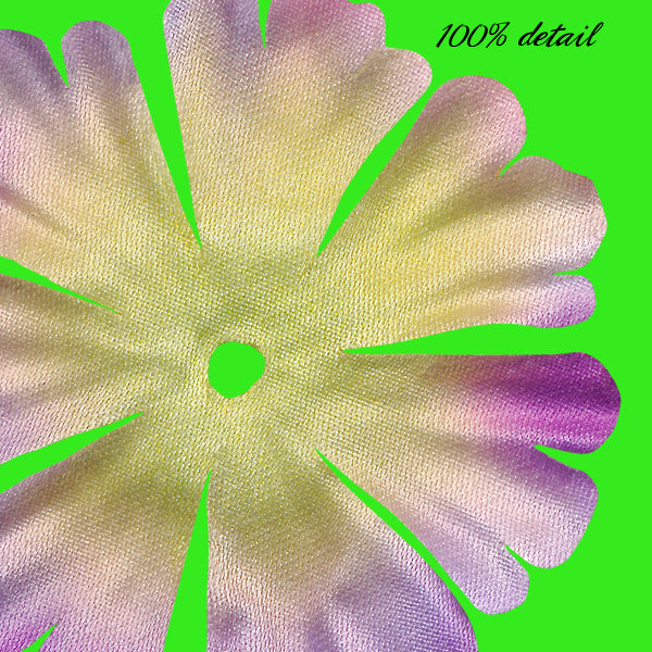 Purple Fabric Flowers