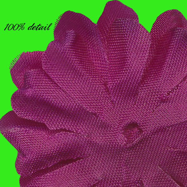 Purple Fabric Flowers Set