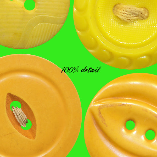 Retro Buttons in Orange & Yellow, Volume 02