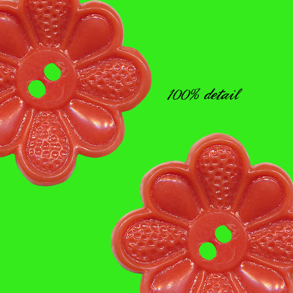 Retro Flower Button