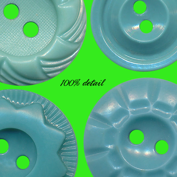 Retro Buttons in Blue, Volume 01