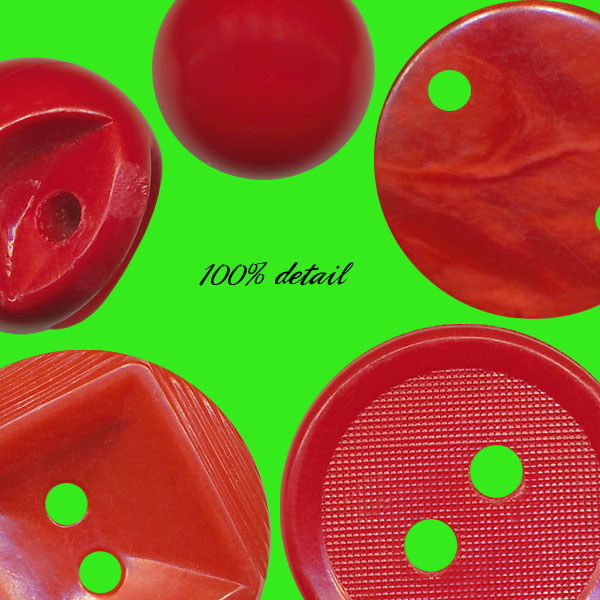 Retro Buttons in Red, Volume 02
