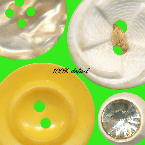 Retro Buttons in Tan, Volume 02