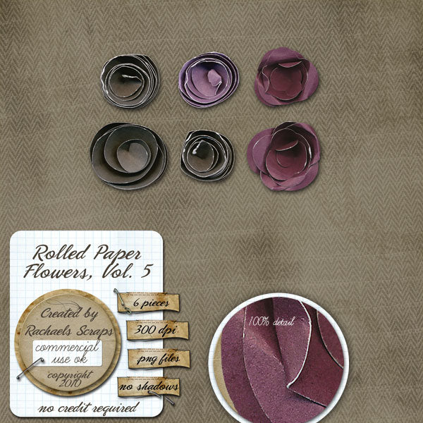 Rolled Paper Flowers, Volume 05