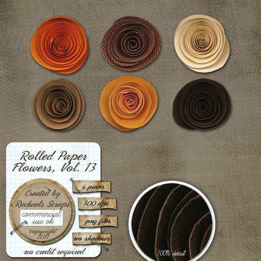 Rolled Paper Flowers, Volume 13