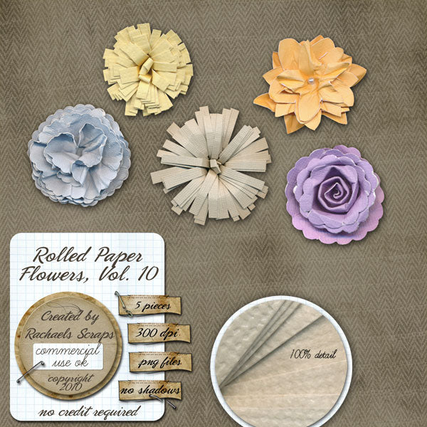 Rolled Paper Flowers, Volume 10