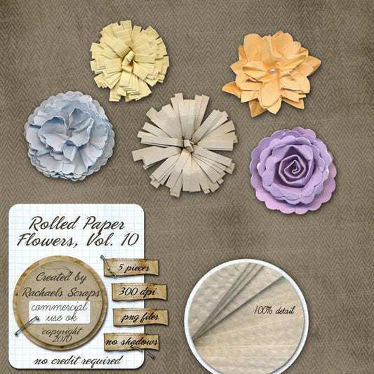 Rolled Paper Flowers, Volume 10